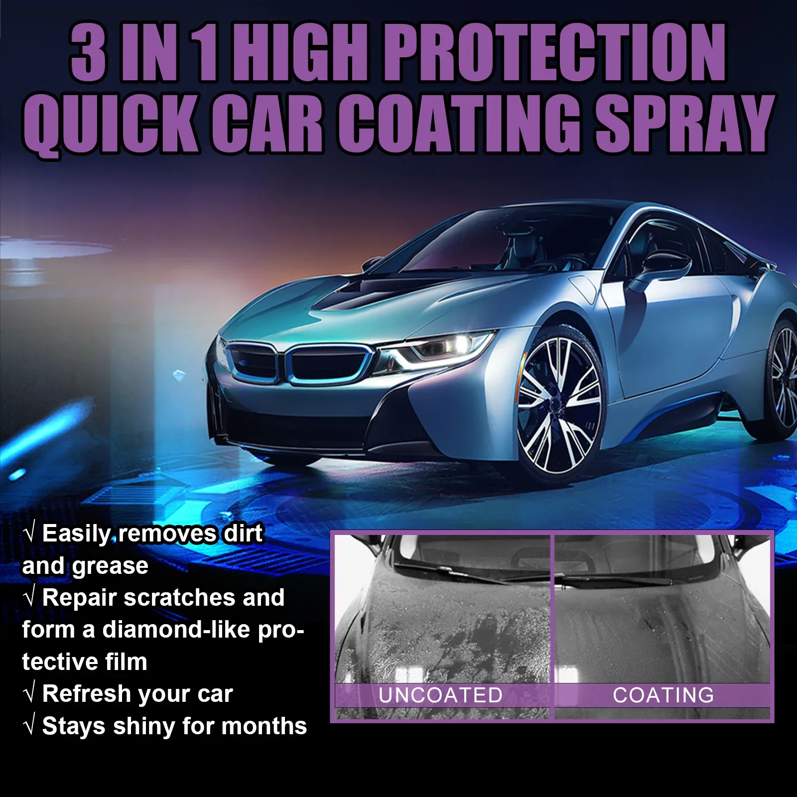 100ML 3 In 1 Car Ceramic Nano  - Nano Liquid Coating review and price