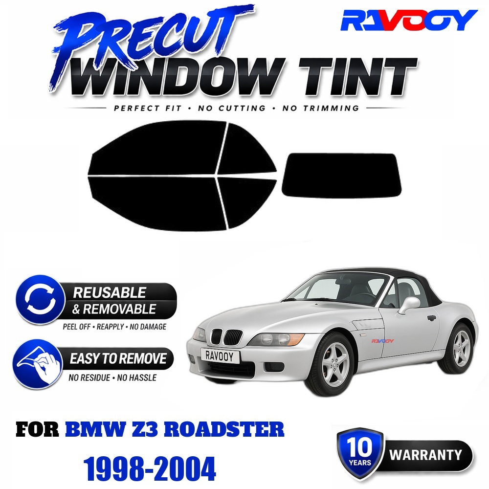 RAVOOY Precut Window Tint, Reu - Air Bubble Remover review and price