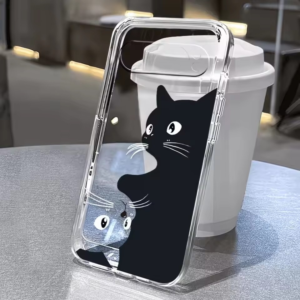 Hot Kawaii Cartoon Black Cat P - Google Pixel 8A review and price