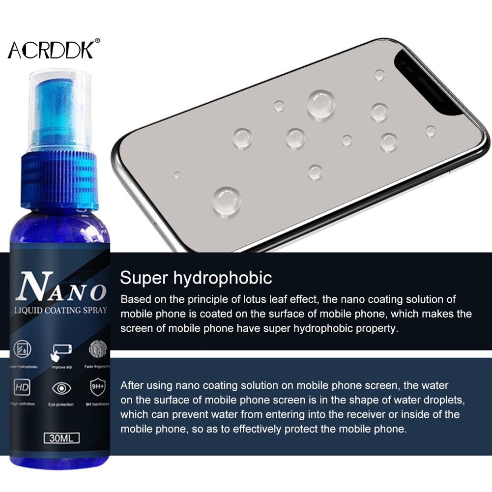 Nano Liquid Glass Screen Prote - Oleophobic Coating Spray review and price